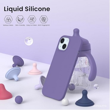 Slim Liquid Silicone Phone Case Cover-Ame