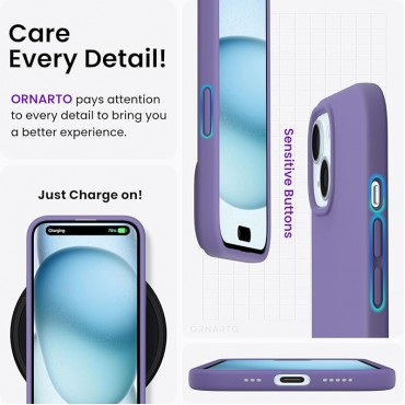 Slim Liquid Silicone Phone Case Cover-Ame
