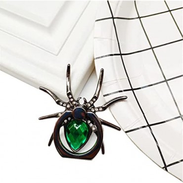 Bzybel Rock-roll Punk Spider Pattern Cell Phone Ring Holder Electronics