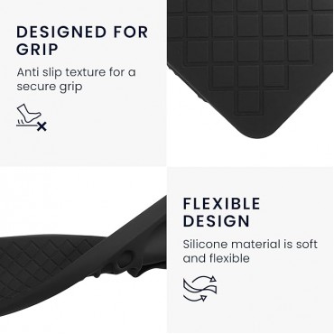 Soft Silicone Remote Control Case Black