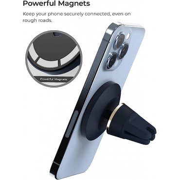 Car Vent Mount MagSafe Phone Holder Blue