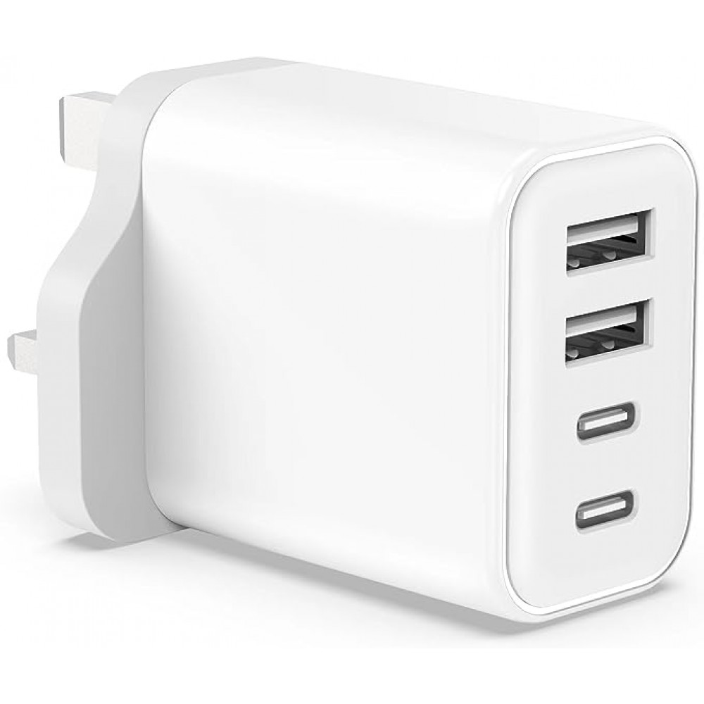 40W USB C - 4-Port Fast Charging Adaptor