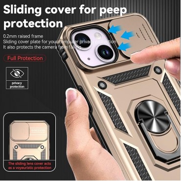 Shockproof Magnetic Phone Case - Gold