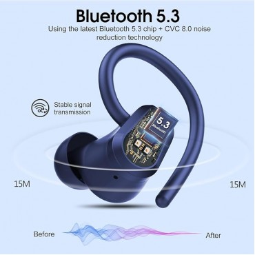 Wireless Earbuds - Dark Blue