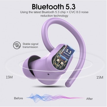 Wireless Earbuds - Purple