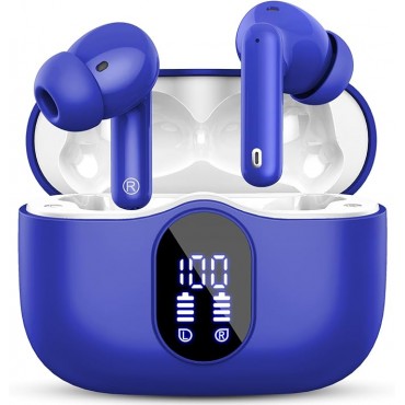 Wireless Earbuds, B_tooth Headphones Blue
