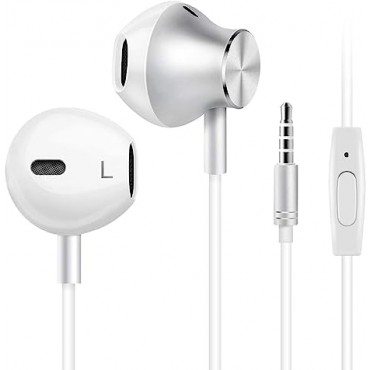 Headphones with USB C In-Ear Headphones Sliver