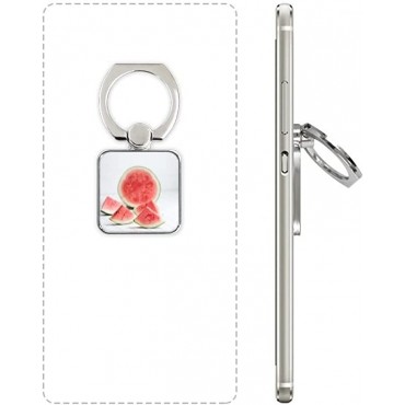 Fresh Watermelon Summer Fruit Picture Square Cell Phone Ring Stand