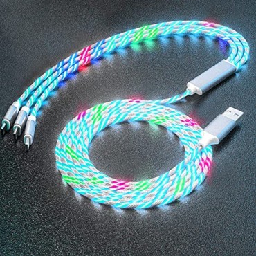 Led 3 in 1 Charging Cable   LED Lights Charging Cable