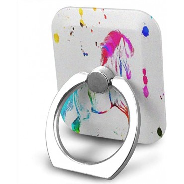 Ring Holder Colorful Horse Paint Ring Cell Phone Stand 360°
